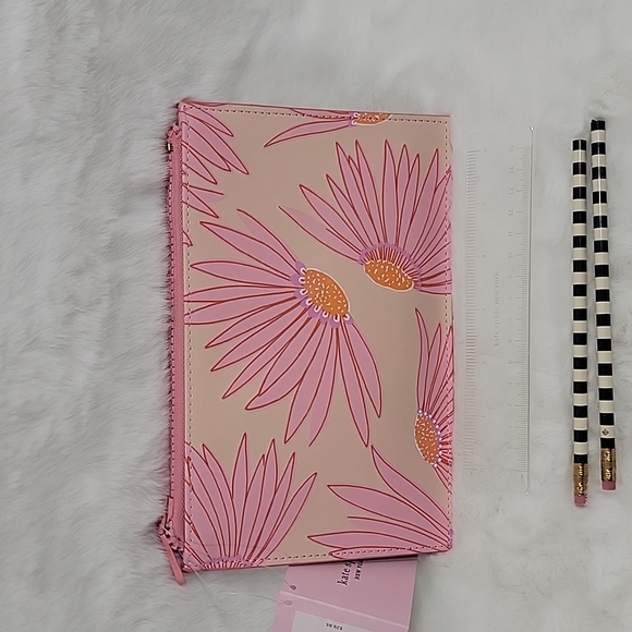 kate spade New York Falling Flower Pencil Pouch - Picture 4 of 6
